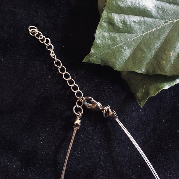 Blue square necklace! - Picture 3 of 4